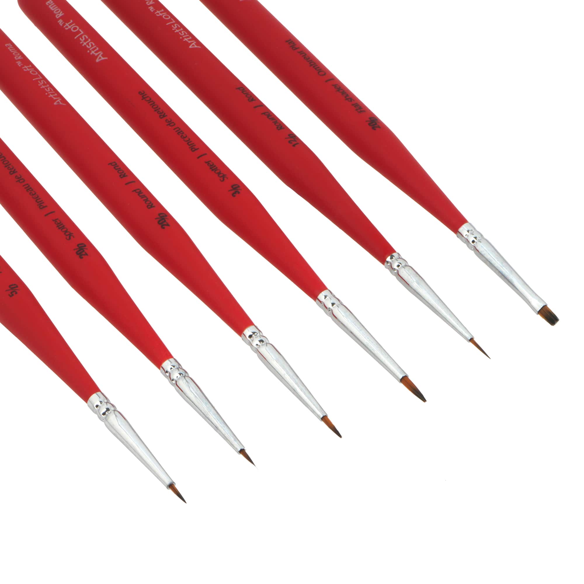 Roma Taklon Soft Touch 6 Piece Multi Media Brush Set by Artist's Loft®